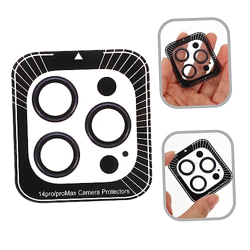 balacoo Protective Camera Lens Guard for Tempered Phone Lens Cover Scratch Resistant Dustproof Dark Purple Easy Install and Bubble