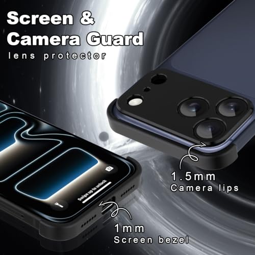 Phone Case Crafted for iPhone 17 Pro Max.Black - color: Black, size: iPhone 17 Pro Max