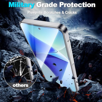 LYWHL 3+2 Pack for Samsung Galaxy A37/A57 Tempered Glass Screen Protector - size: Samsung Galaxy A37/A57