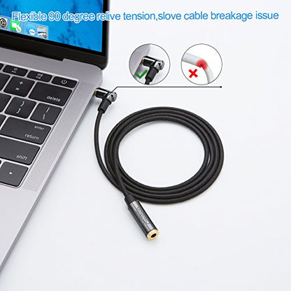 CableCreation 3.5mm Headphone Extension Cable 1.5FT/0.45m,3.5mm Audio Cable - size: 1.5 Feet