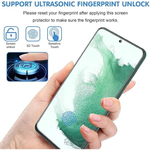 3 Pack Privacy Screen Protector for Samsung Galaxy S22/Galaxy S23 6.1", Anti-Spy Tempered Glass Film, Bubble-Free, Easy Install - size: Galaxy S23