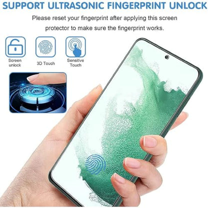 3 Pack Privacy Screen Protector for Samsung Galaxy S22/Galaxy S23 6.1", Anti-Spy Tempered Glass Film, Bubble-Free, Easy Install - size: Galaxy S23