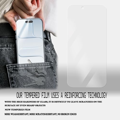 Anti Glare Matte Screen Protector For iPhone Air Tempered Glass Anti Fingerprint Film 2-Pack with Easy Alignment Tool