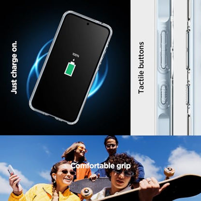 Spigen for Galaxy A35 5G Case, Ultra Hybrid [Anti-Yellowing] [Military-Grade Protection] - Crystal Clear - color: Crystal Clear, size: Galaxy A35 5G