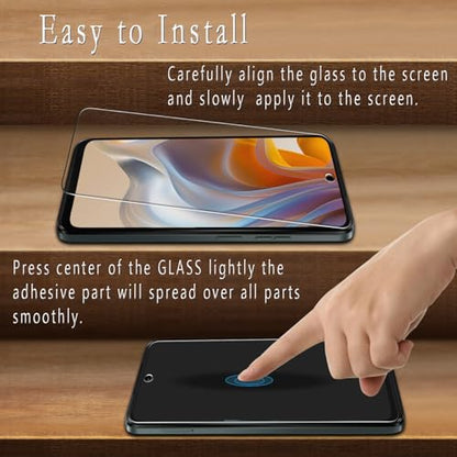 2 Pack Screen Protector for Motorola Moto G 5G 2025 Tempered Glass - color: Clear-Moto G 5G 2025