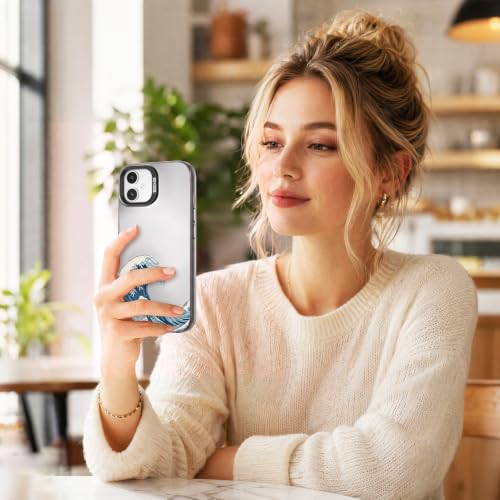 for iPhone 11 Case, TPU, Drop Protection, Waves | Matte Silver Back, Shockproof, Fade-resistant, Anti-yellow, Lens Protection, Precise Cutout, Slim grip, Waves - color: Waves, size: iPhone 11