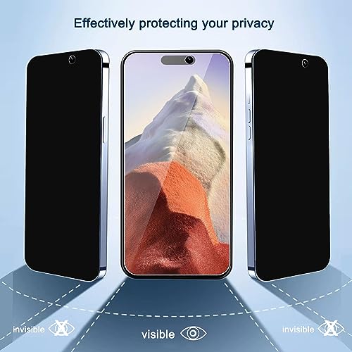 Ailun Privacy Screen Protector+Camera Lens Protector for iPhone 15