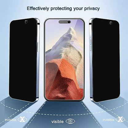 Ailun Privacy Screen Protector+Camera Lens Protector for iPhone 15