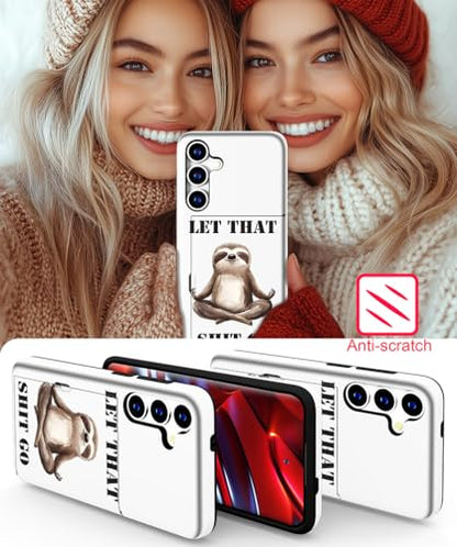 for Samsung Galaxy S24 / S25 Case - Brown Sloth Deco - color: Brown Sloth Deco