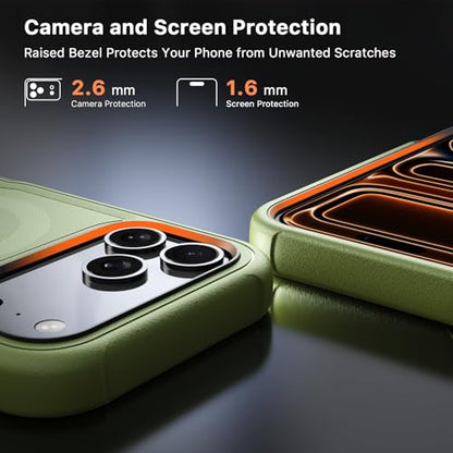 M MYBAT PRO for iPhone 17 Pro Max Case,Heavy Duty Protection Rugged Case - color: Army Green, size: iPhone 17 Pro Max（No Belt Clip）