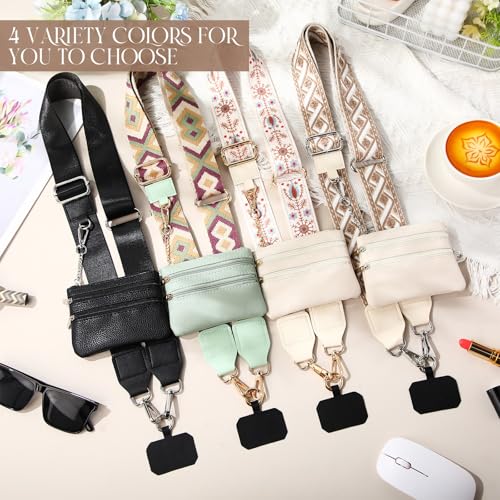 4 Pack Clip and Go Strap for Phone with Wallet,Cute - style: Cute