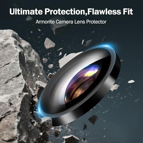 2 Pack Camera Lens Protector for iPhone 17 Pro Max/17 Pro/16 Pro Max/16 Pro/15 Pro | Ultra-tough Lens Cover | HD Tempered Glass | Black | Compatible with iPhone 15 Pro Max - color: for 17 Pro Max /17 Pro/16 Pro/16 Pro Max/15 Pro/15 Pro Max