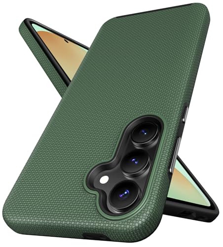 SSLOTSCASE for Samsung Galaxy S24 FE Case, Green | Military Grade Drop Protection, Slim Lightweight Full-Body Rugged Protective Phone Case Cover for Galaxy S24 FE 5G 2024 - color: Green, size: S24 FE