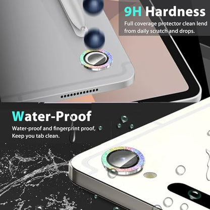 Zeking 2 Set for Samsung Galaxy Tab S10 FE Camera Lens Protector - color: GlitterColor