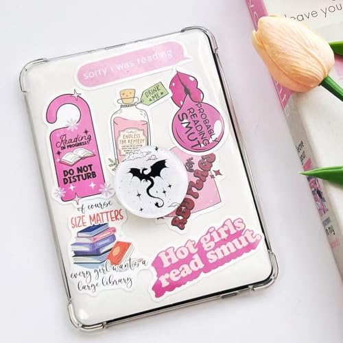 Cute Dragon Kindle Grip, for with Kindle E-Readers, iPhones and Smartphones,Rotating Folding Elastic Base, A Gift for Book Lover - color: Cute Dragon