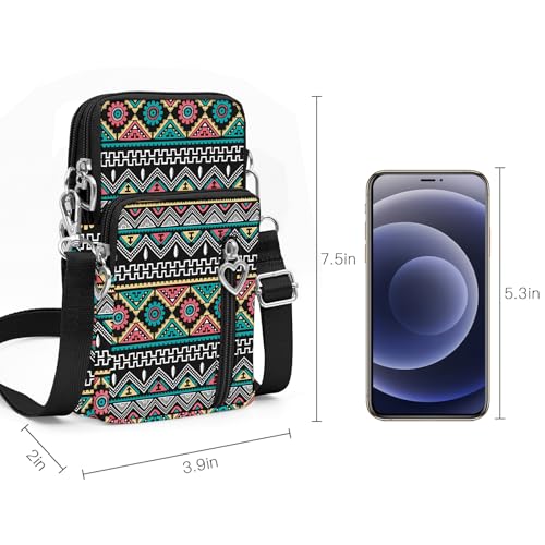 BIAOTIE Lightweight Small Crossbody bags Cell Phone Purses Travel Pouch Shoulder Bag for Women - color: Black-m