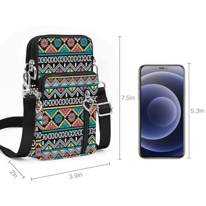 BIAOTIE Lightweight Small Crossbody bags Cell Phone Purses Travel Pouch Shoulder Bag for Women - color: Black-m