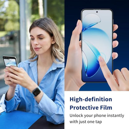 3 Pack for Samsung Galaxy Z Flip5 Screen Protectors - size: 3 Pack for Samsung Galaxy Z Flip5