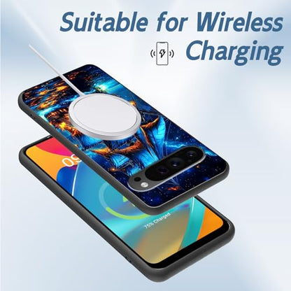 for Google Pixel 9 Pro XL Phone Case TPU Shockproof Full Body Protection Cover 6.8" Majestic Pirate Ship for Pixel 9 Pro XL Lightweight Compatible Wireless Charging Screen Protector Film - color: Majestic Pirate Ship