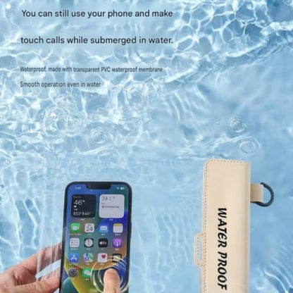 Waterproof Phone Pouch with Adjustable Shoulder Strap, Large Capacity Dry Bag, Touch Screen Compatible Case for Beach, Swimming, Kayaking, Boating, Fishing, Travel and Outdoor Activities (Yellow) - color: Yellow