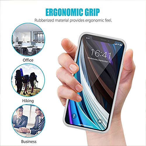 Battery Case for iPhone 12 Mini, Full Encircle 6000mAh Ultra-Slim Rechargeable Portable Charging Cover Extended Battery Pack Compatible with iPhone 12 Mini (5.4 inch) Charger Case Support Carplay-Blue