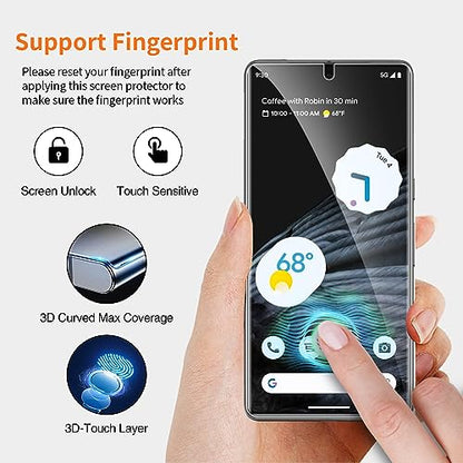 3 Pack for Google Pixel 7 Pro Self-Healing Screen Protector