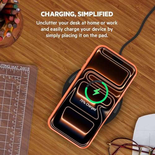 Battery Case for iPhone 17 Pro Max, Enhanced 12000mAh Portable Protective Wireless Charging Case Support Carplay Compatible with iPhone 17 Pro Max (6.9 inch) Rechargeable Battery Charger Cover(Orange) - size: iPhone 17 Pro Max