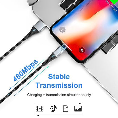 1FT Short Lightning Cable, 3 Pack iPhone Charger Cord for iPhone 14 13 12 - size: 1 Feet