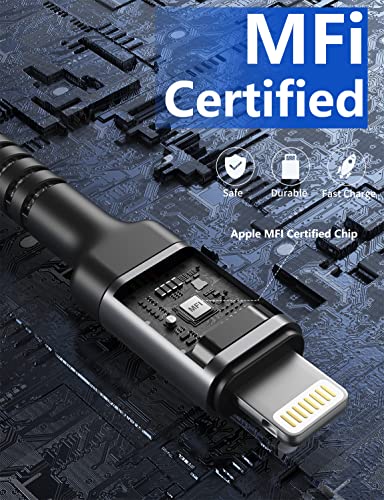 USB C to Lightning Cable 6FT 2Pack, iPhone Charger Fast Charging, USBC - color: Grey, size: 6FT, style: USB C to Lightning
