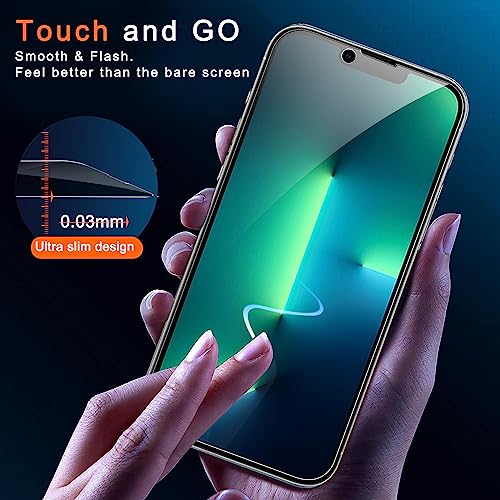 Ferilinso Privacy Screen Protector for iPhone 13 Pro, Tempered Glass - size: iPhone 13 Pro-Black