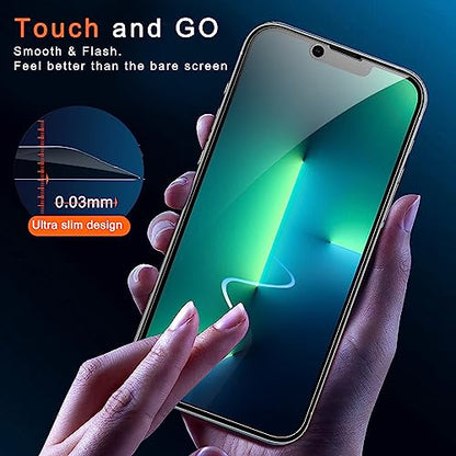 Ferilinso Privacy Screen Protector for iPhone 13 Pro, Tempered Glass - size: iPhone 13 Pro-Black