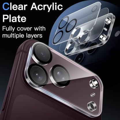 JETech Camera Lens Protector for iPhone New Pro Max, 3-Pack - size: iPhone NEW Pro Max