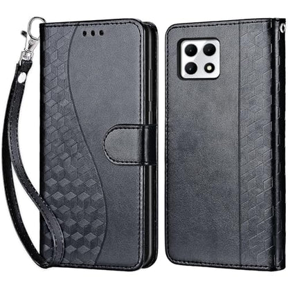 for T-Mobile Revvl 7 5G Wallet case, Black | 3 Card Holders, Kickstand, Shockproof TPU Shell, PU Leather, Magnetic Closure, Protective Flip Folio Cover, Women - color: 3