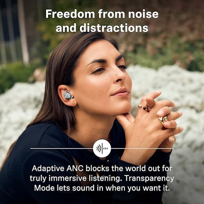 Sennheiser Momentum True Wireless 4 Smart Earbuds with Bluetooth 5.4, Crystal-Clear Sound, Comfortable Design, 30-Hour Battery Life, Adaptive ANC, LE Audio and Auracast - Black Copper - color: Black
