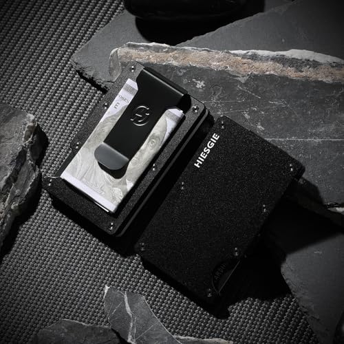 Compatible with MagSafe Wallet, Slim Wallet for Men with Money Clip, Rfid Blocking Metal Card Holder, Minimalist Magnetic Wallet Compatible with iPhone 16/15/14/13/12 Series - Classic Black - color: Black, style: Compatible With Magsafe