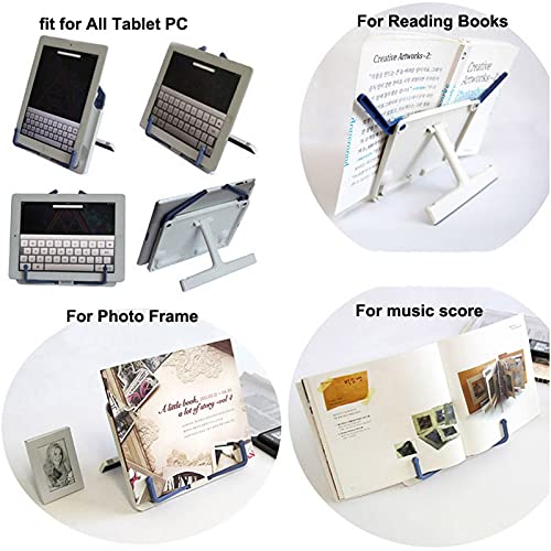 Maydahui Mini Desktop Book Stand (Max Size 12 X 6 Inches) Portable