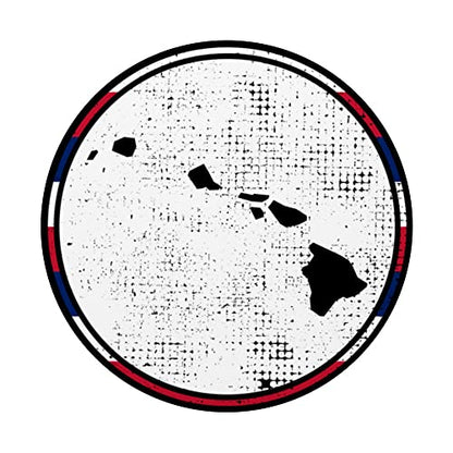 Hawaii Map HI Flag Vintage Proud Hawaiian PopSockets Swappable PopGrip