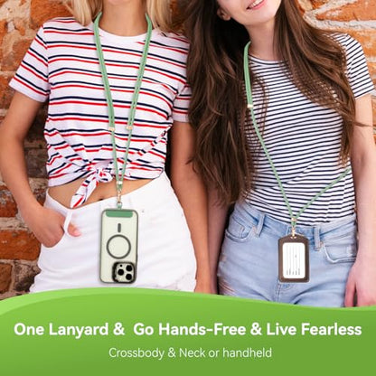 VVAAGG Cell Phone Lanyard for iPhone Crossbody Phone Strap - color: Green