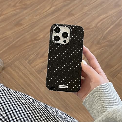 inewateri Compatible with iPhone 11 Case with Cute Fashion Polka Dot Aesthetics Design Simple Cases for Soft TPU Slim Protection Cover-Black - color: Black, size: iPhone 11
