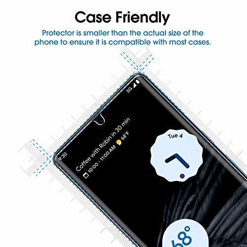 amFilm Elastic Screen Protector for Google Pixel 7 Pro 6.7 inch