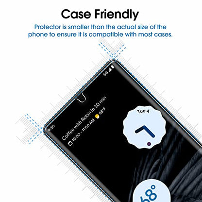 amFilm Elastic Screen Protector for Google Pixel 7 Pro 6.7 inch