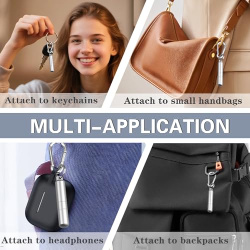 SIM Card Removal Tool - SIM Ejector Pin with Cleaning Brush and Small Carabiner Clip - 2 in 1 EDC Eject Pins Reset Needle for All Cell Phones