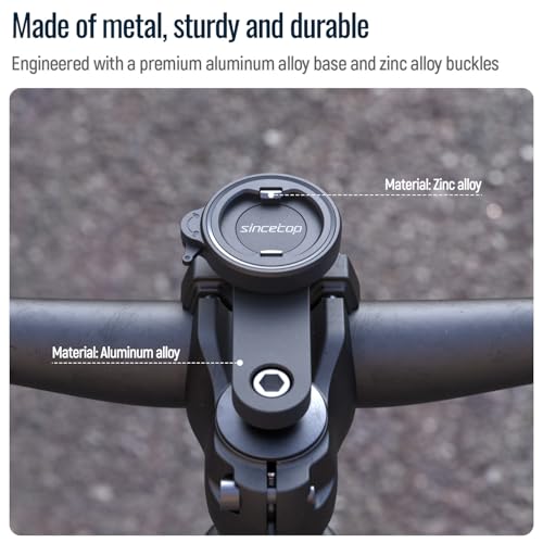 Bike Phone Mount,Mountain Bicycle Stem Cap Phone Holder,Fit All Stem Cap - color: 【1st Gen】Stem Cap Mount-Black
