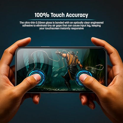 magglass for iPhone Air Screen Protector, (6.6") Toughened Tempered Glass with Easy-installation Applicator (2-Pack)
