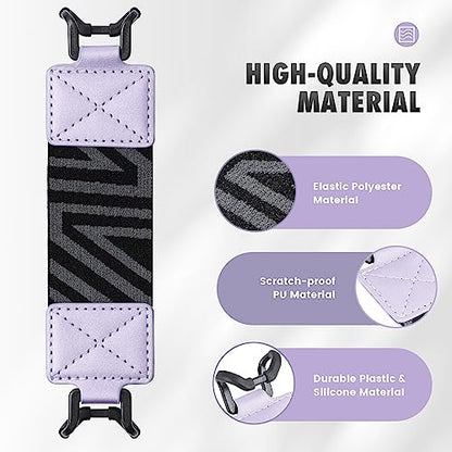 MoKo Security Hand-Strap for 6-8" Kindle eReaders Fire Tablets, Taro Purple - color: 2-taro Purple, style: Patterned Strap