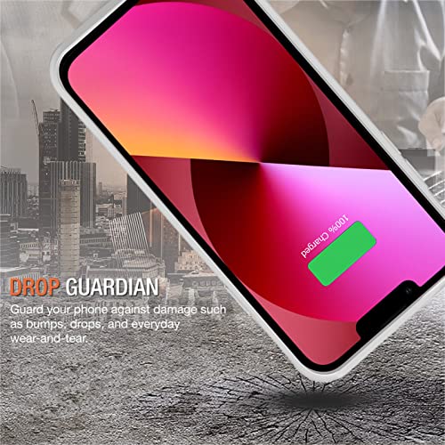 Battery Case for iPhone 13 Mini, Enhanced 6500mAh Ultra Thin Portable Protective Power Smart Charging Case Compatible with iPhone 13 Mini (5.4 inch) Rechargeable Extended Battery Charger Case (Blue) - color: Blue
