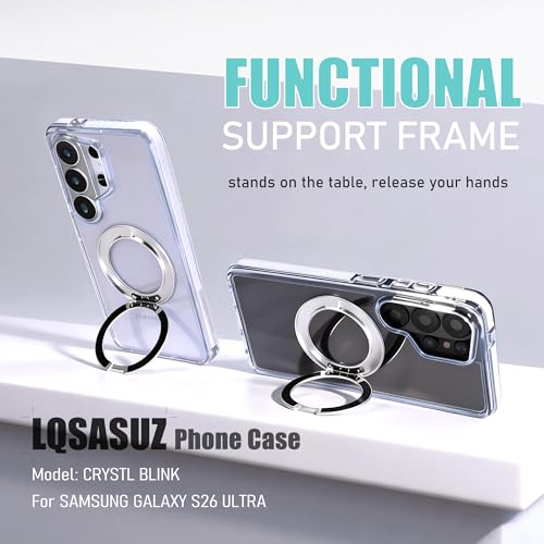 Samsung Galaxy s26 Ultra case Shockproof Non-Yellowing, 12 FT Military-Grade Drop Protection, Transparent Slim, Crystal Clear, Hard TPU - color: S26 ULTRA Clear