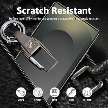 3+2 Pack Screen Protector for Samsung Galaxy S25 Ultra Flexible TPU Film (NOT Glass) with Tempered Glass Camera Lens Protector. Easy Installation, Self-Healing HD Clear Screen Protector
