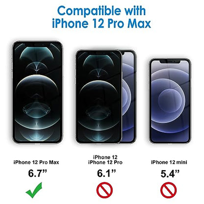 JETech Screen Protector for iPhone 12 Pro Max, 3-Pack - size: iPhone 12 Pro Max