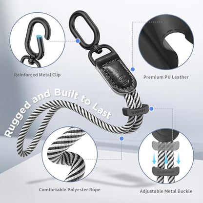 SURPHY Phone Wrist Strap, Keychain Wristlet, Phone Lanyard with Tether Tab - color: Black